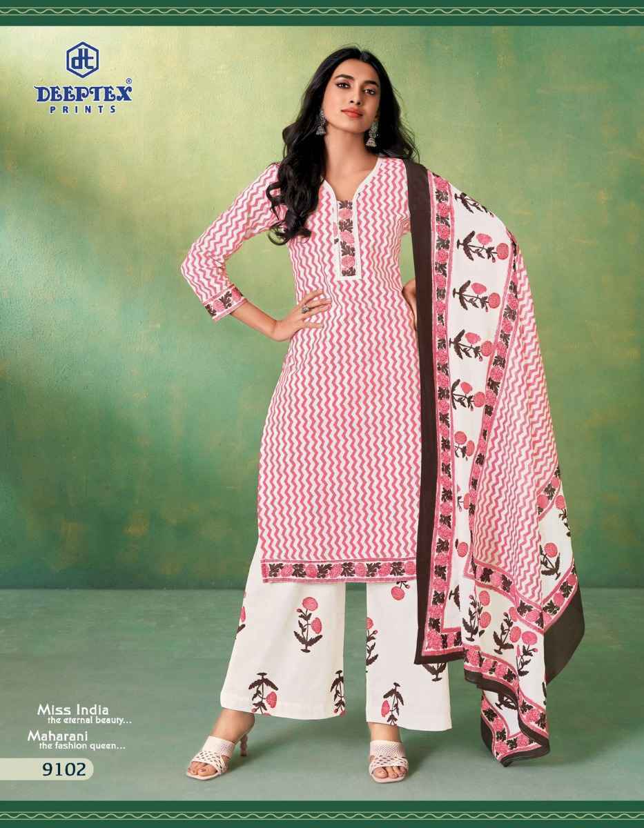 Deeptex Miss India Vol 91 Cotton Dress Material 16 pcs Catalogue
