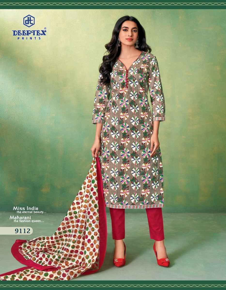 Deeptex Miss India Vol 91 Cotton Dress Material 16 pcs Catalogue