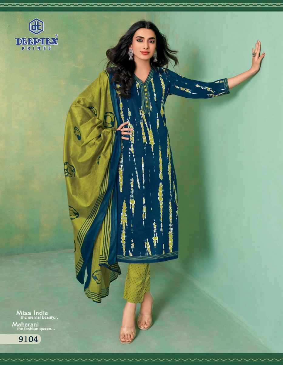 Deeptex Miss India Vol 91 Cotton Dress Material 16 pcs Catalogue
