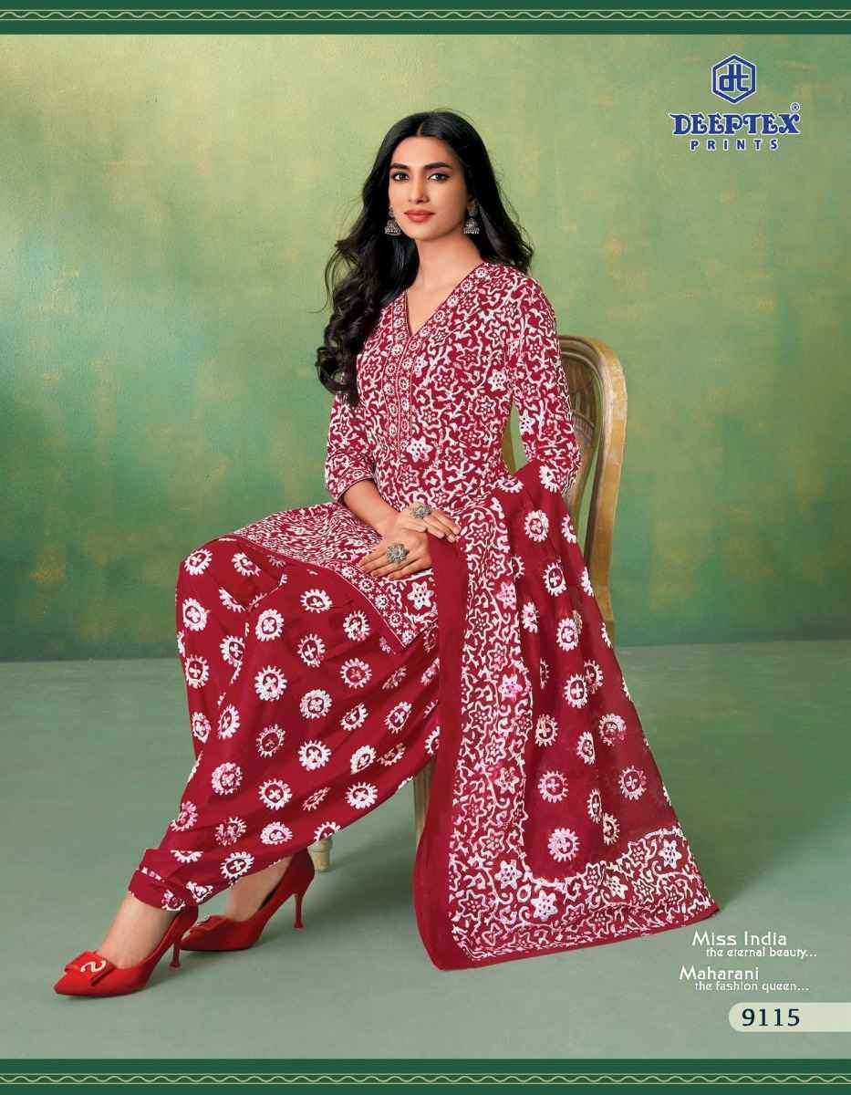 Deeptex Miss India Vol 91 Cotton Dress Material 16 pcs Catalogue