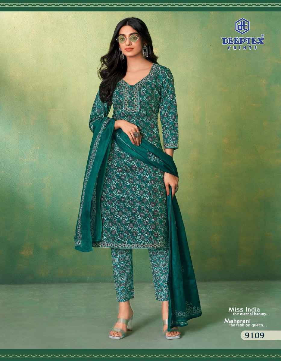 Deeptex Miss India Vol 91 Cotton Dress Material 16 pcs Catalogue