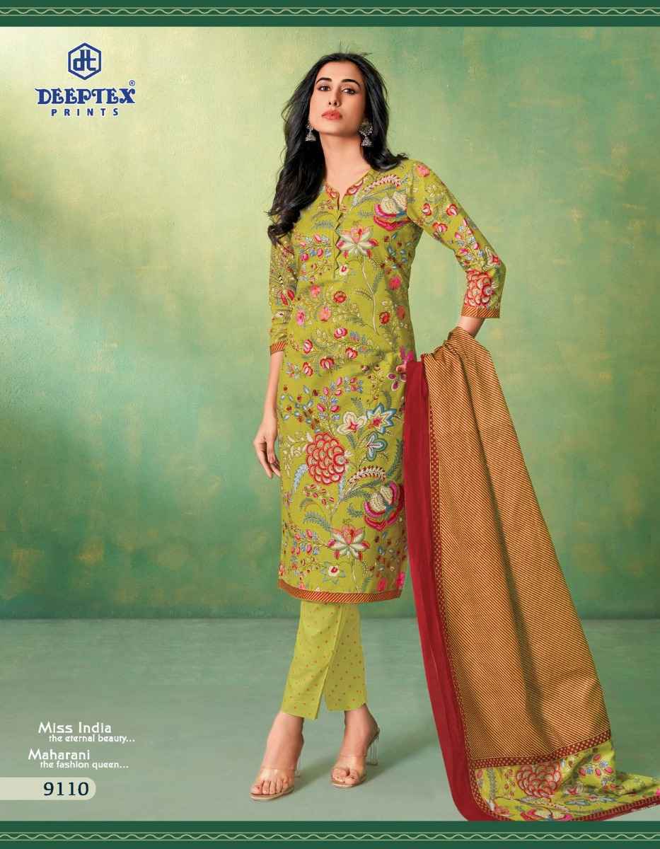 Deeptex Miss India Vol 91 Cotton Dress Material 16 pcs Catalogue