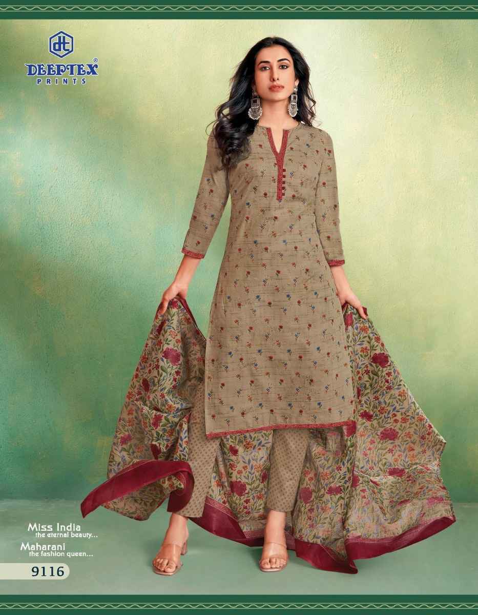 Deeptex Miss India Vol 91 Cotton Dress Material 16 pcs Catalogue