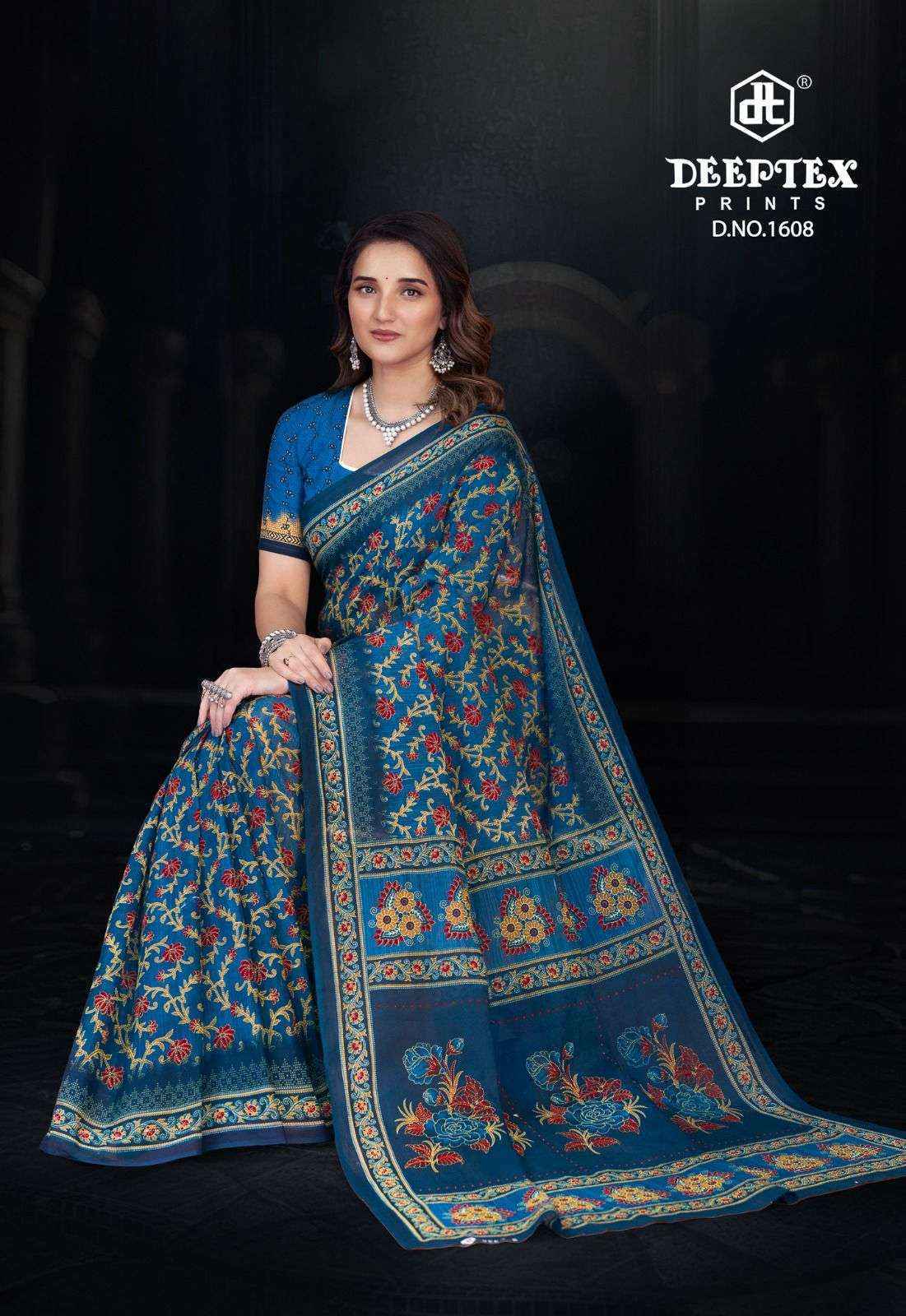 Deeptex Prime Time Vol-16 Cotton Saree (10 pcs Catalogue)