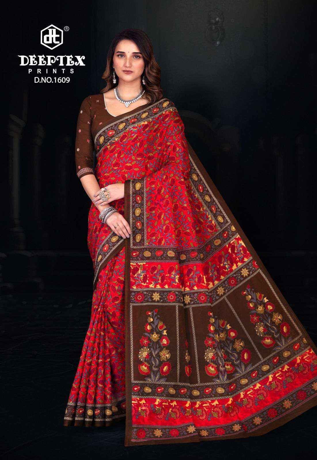 Deeptex Prime Time Vol-16 Cotton Saree (10 pcs Catalogue)