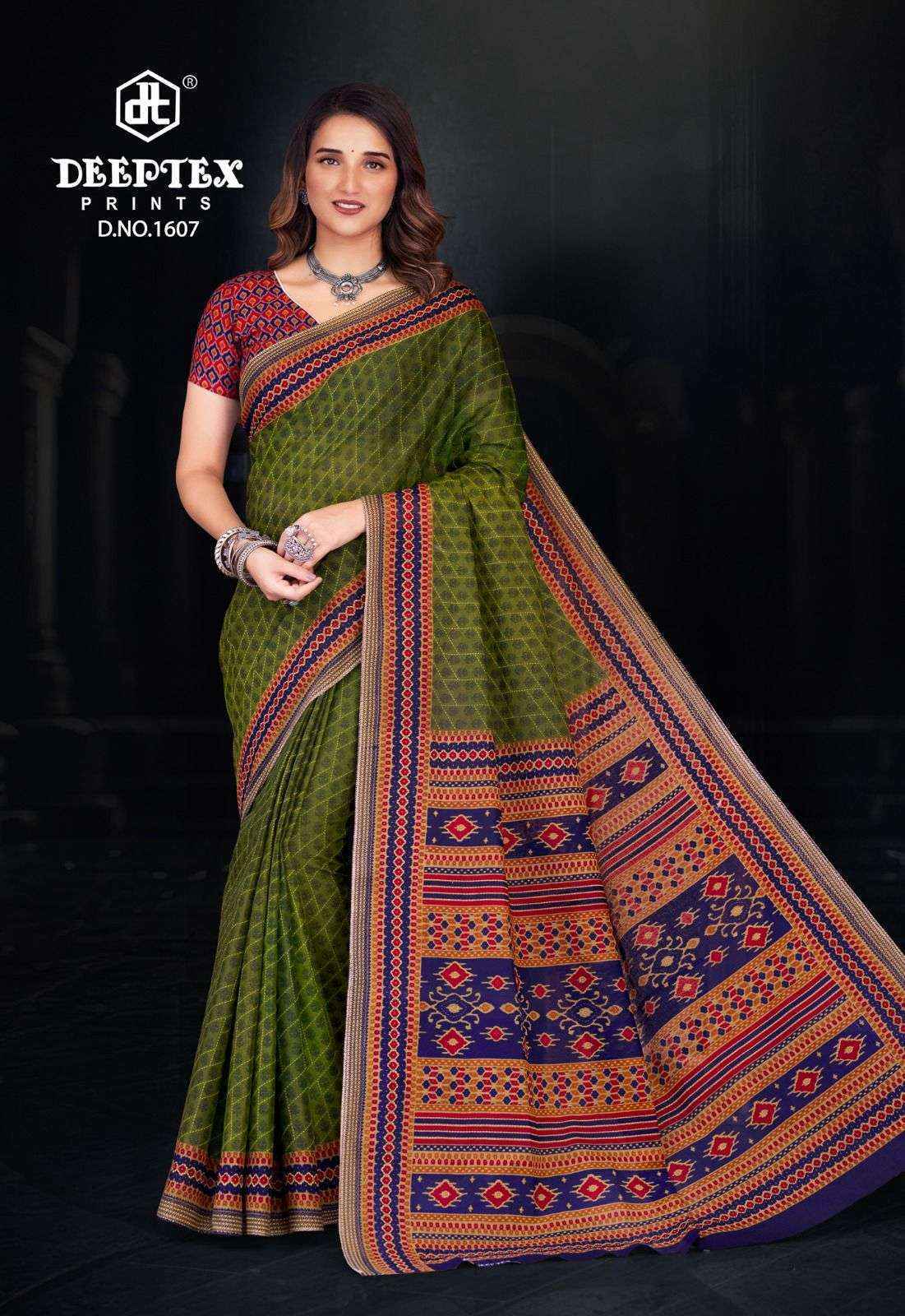 Deeptex Prime Time Vol-16 Cotton Saree (10 pcs Catalogue)