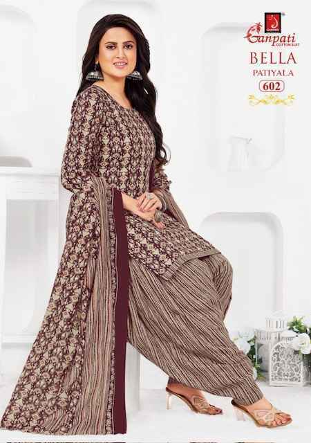 Ganpati Bella Patiyala Vol 6 Cotton Dress Material 15 pcs Catalogue