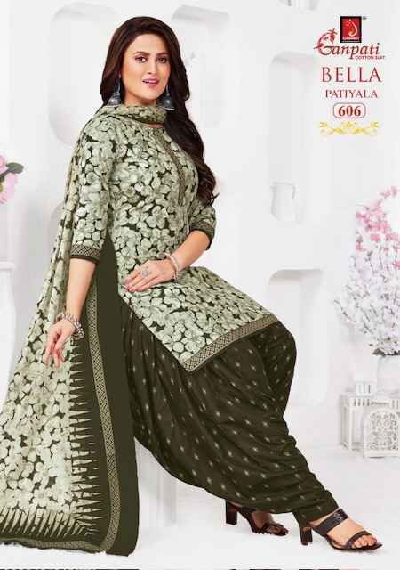 Ganpati Bella Patiyala Vol 6 Cotton Dress Material 15 pcs Catalogue
