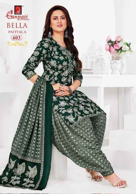 Ganpati Bella Patiyala Vol 6 Readymade Cotton Dress 15 pcs Catalogue
