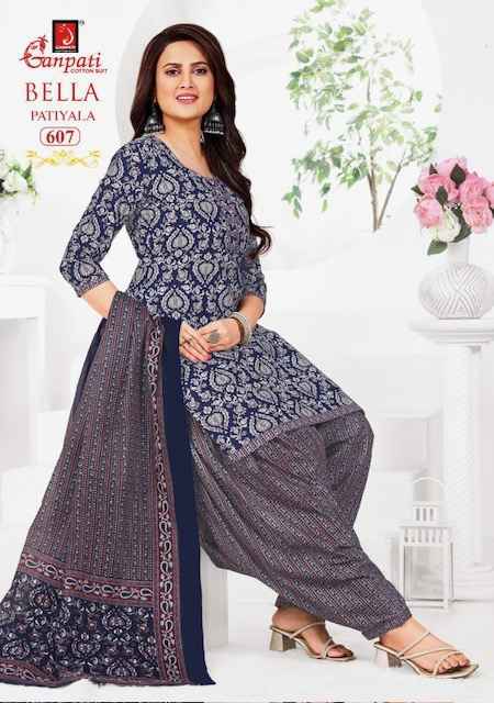 Ganpati Bella Patiyala Vol 6 Readymade Cotton Dress 15 pcs Catalogue