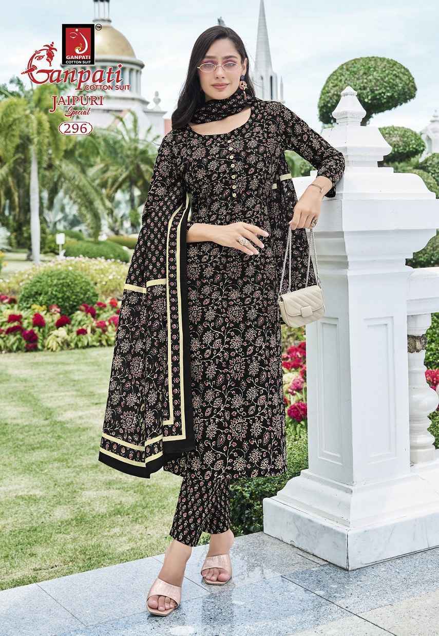 Ganpati Jaipuri Special Vol-14 Readymade Cotton Dress (15 pcs Catalogue)