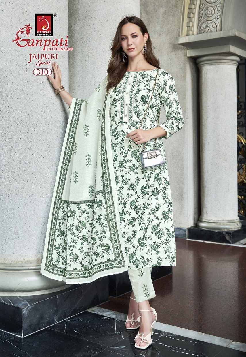 Ganpati Jaipuri Special Vol-14 Readymade Cotton Dress (15 pcs Catalogue)