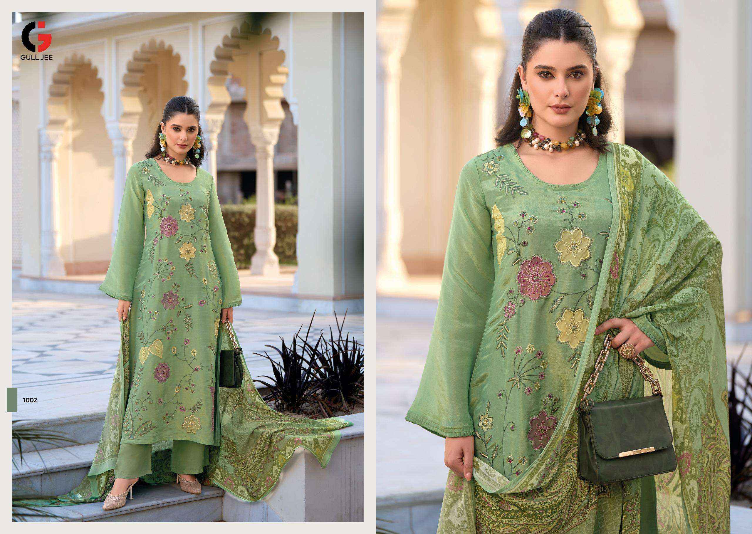 Gull Jee Ikshita Viscouse Dress Material (4 pcs Catalogue)