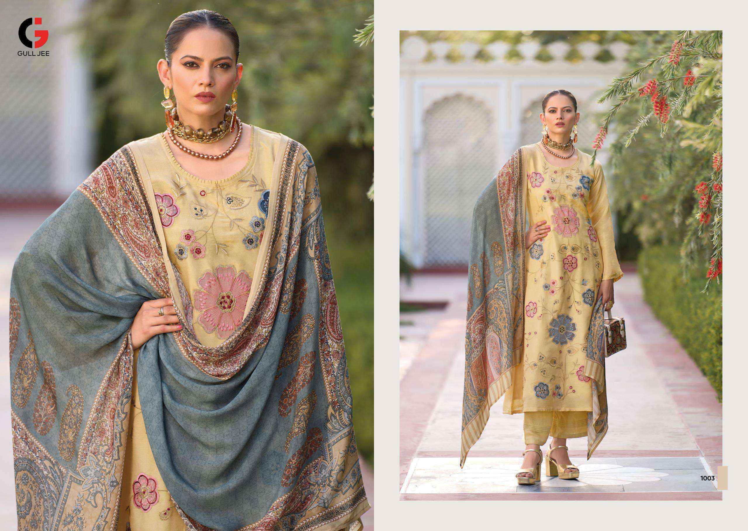 Gull Jee Ikshita Viscouse Dress Material (4 pcs Catalogue)