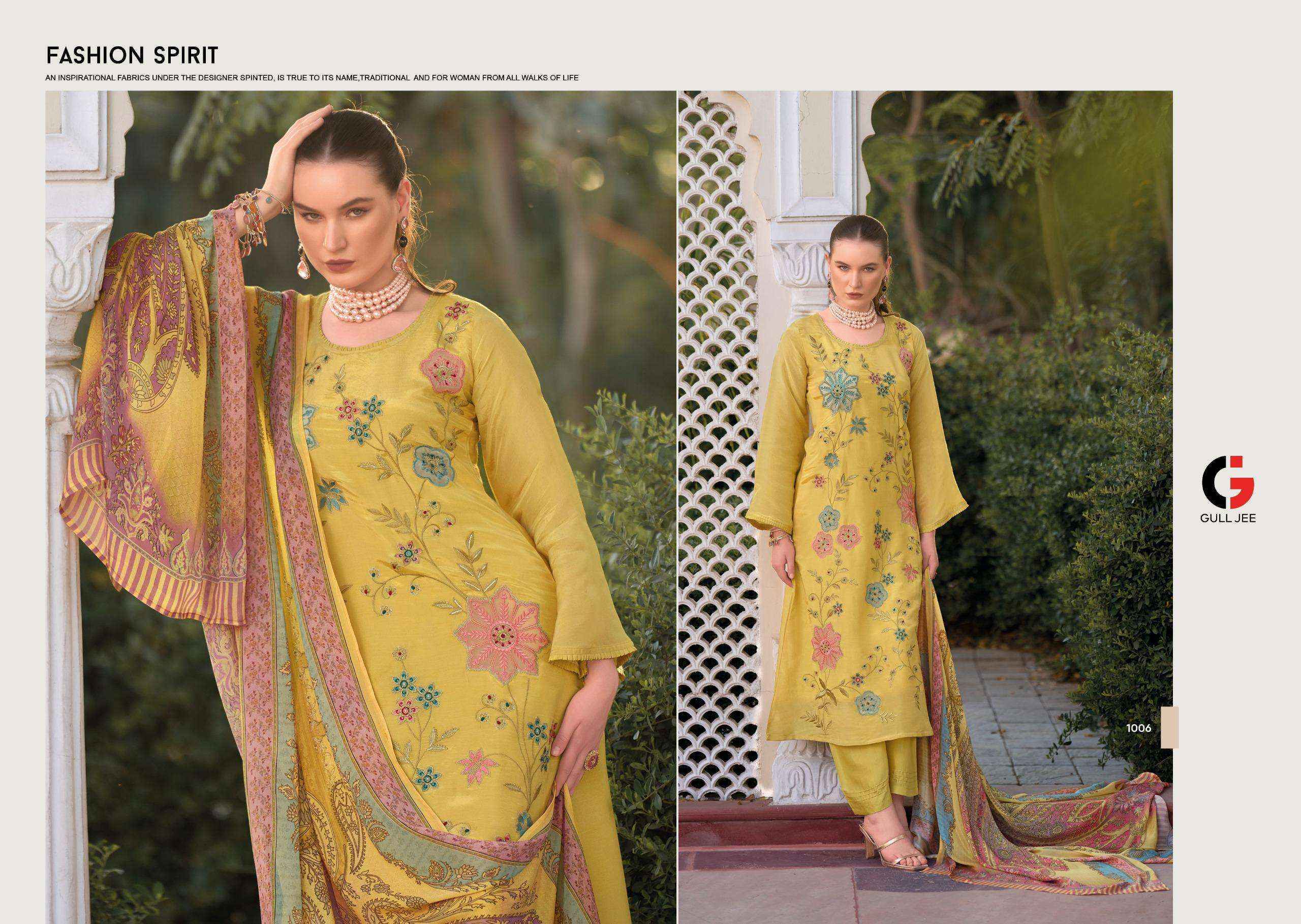 Gull Jee Ikshita Viscouse Dress Material (4 pcs Catalogue)