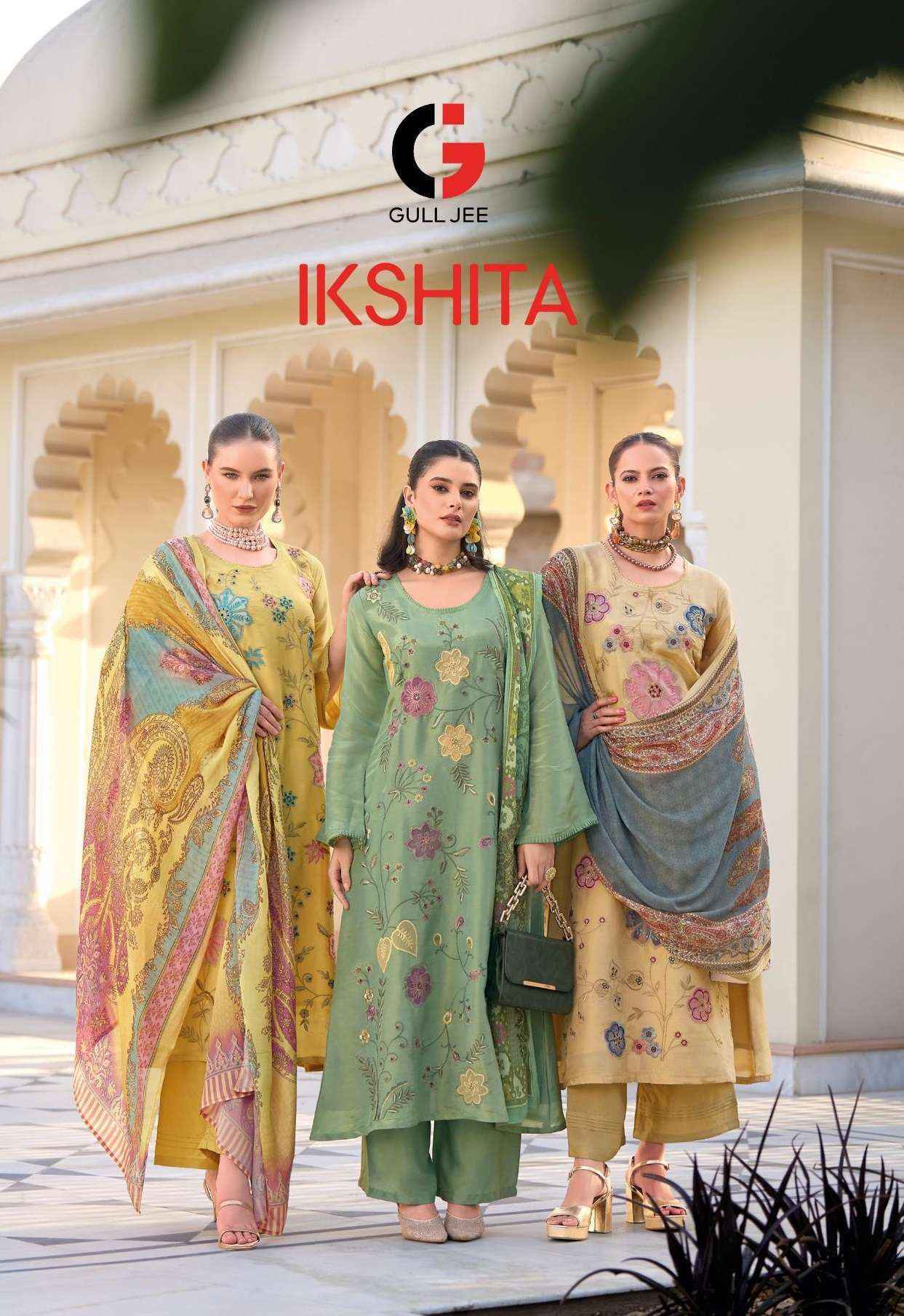 Gull Jee Ikshita Viscouse Dress Material (4 pcs Catalogue)