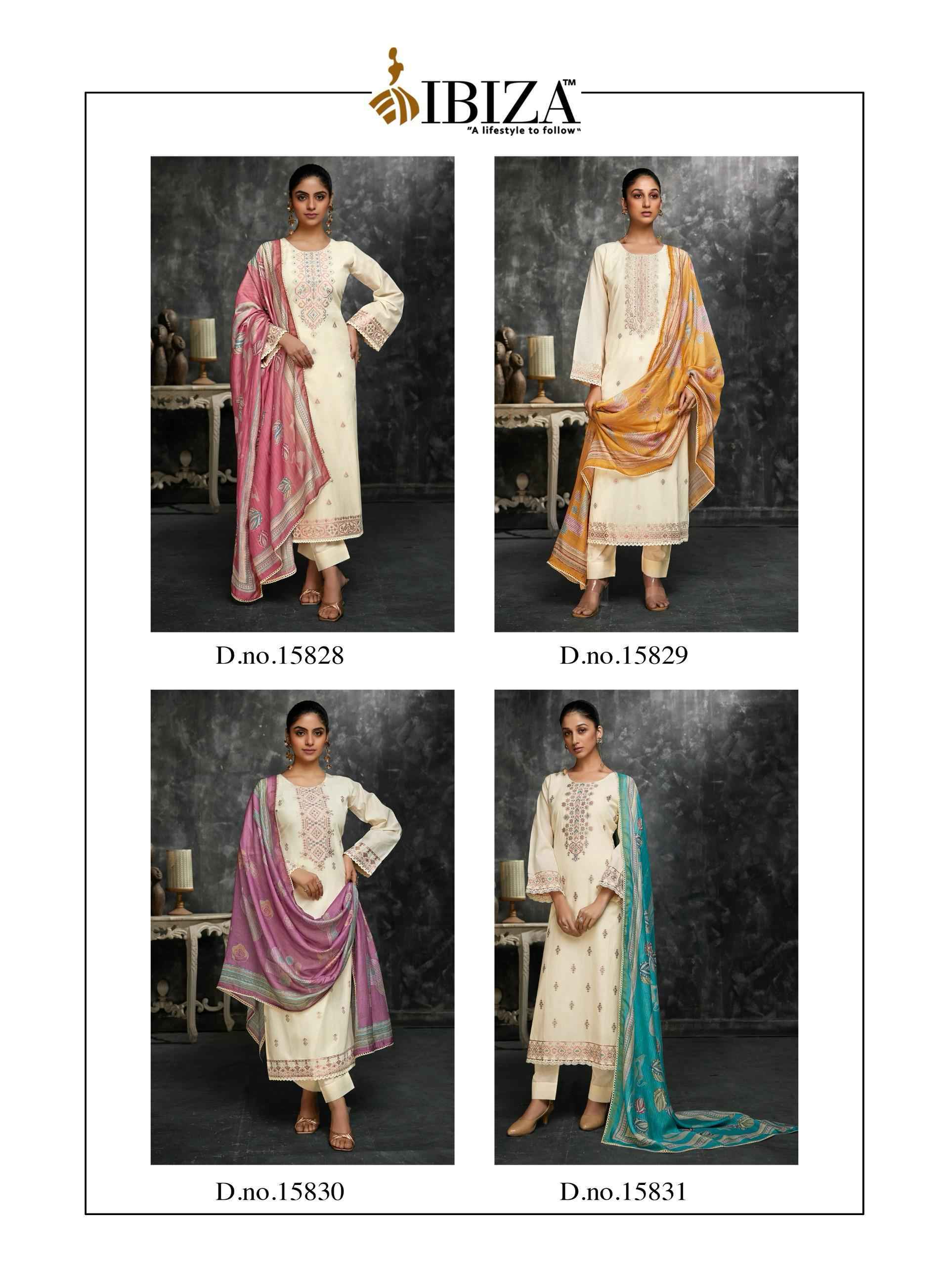 Ibiza Bosco Vol-9 Lawn Cotton Dress Material (4 Pc Catalogue)