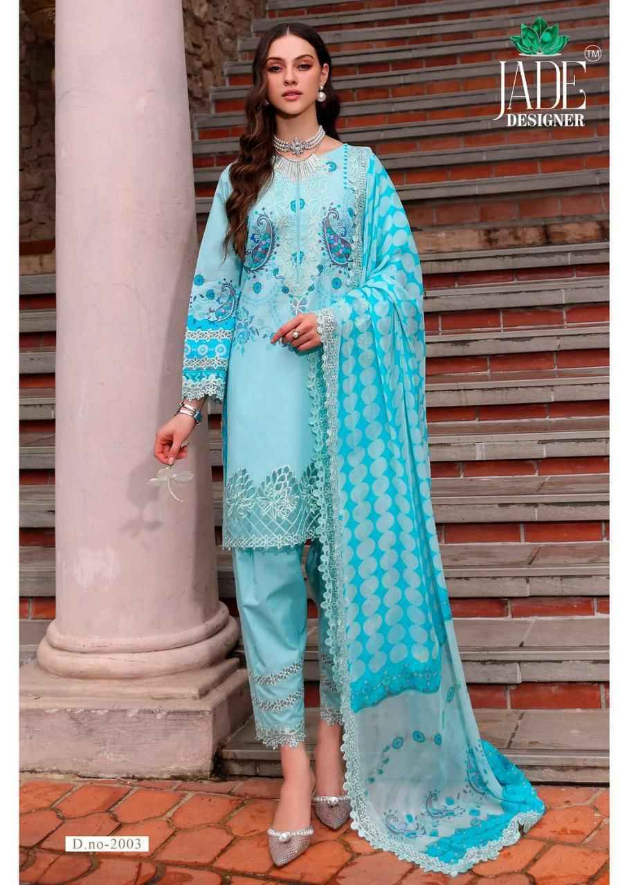 Jade Ayesha Zara Vol 2 Lawn Cotton Dress Material 6 pcs Catalogue