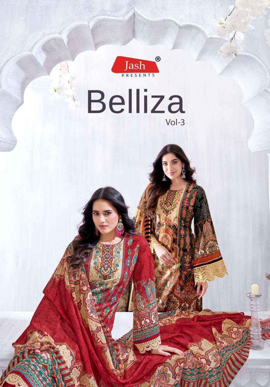 Jash Belliza Vol 3 Cotton Dress Material 10 pcs Catalogue