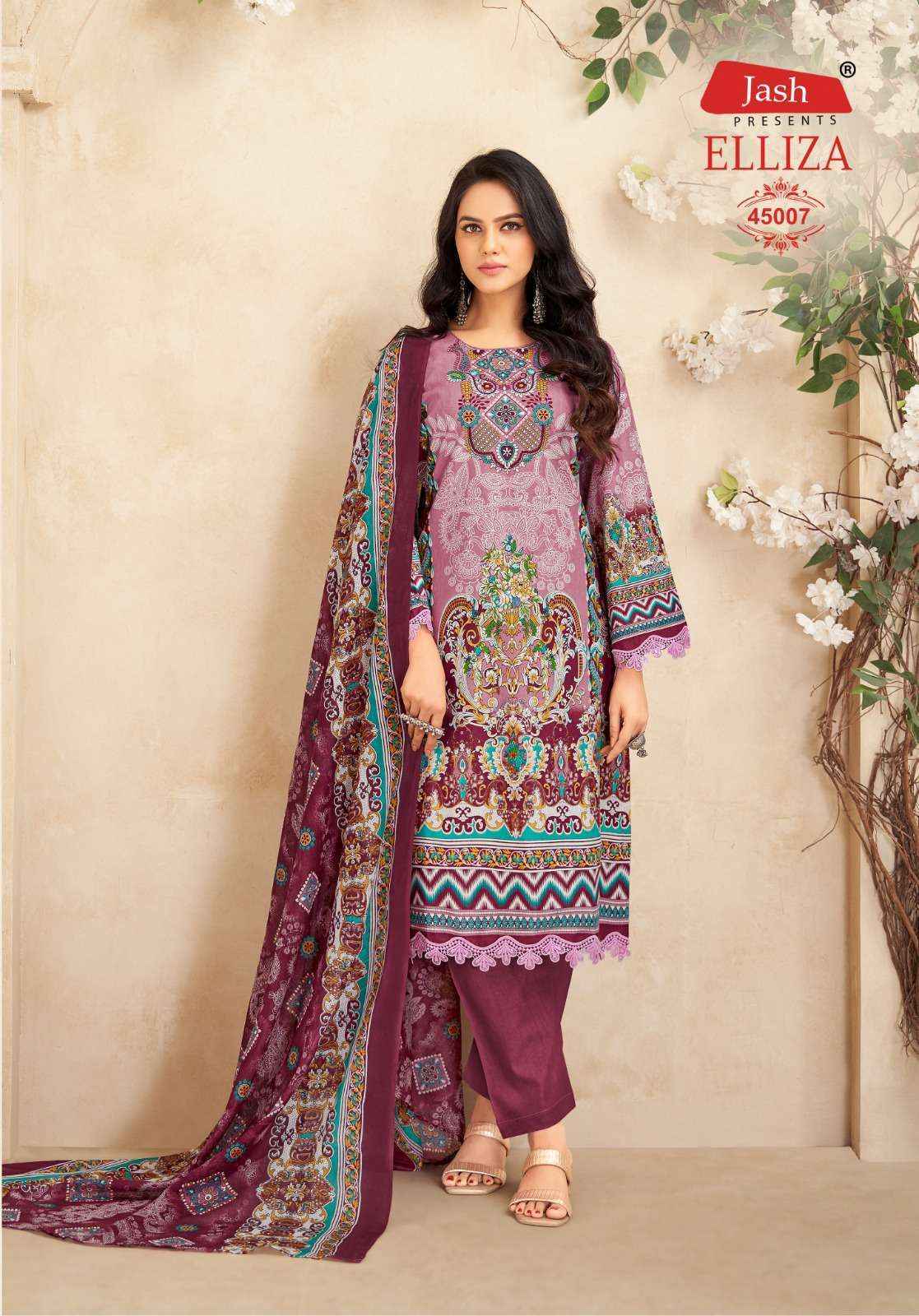 Jash Elliza Vol-45 Cotton Dress Material (10 pcs Catalogue)
