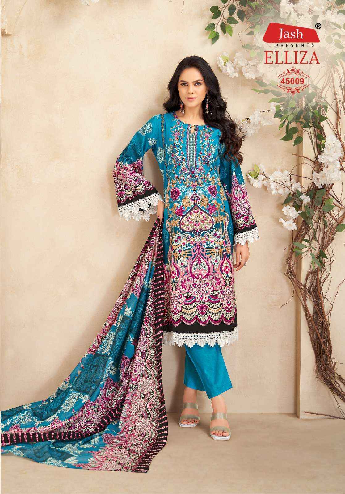 Jash Elliza Vol-45 Cotton Dress Material (10 pcs Catalogue)