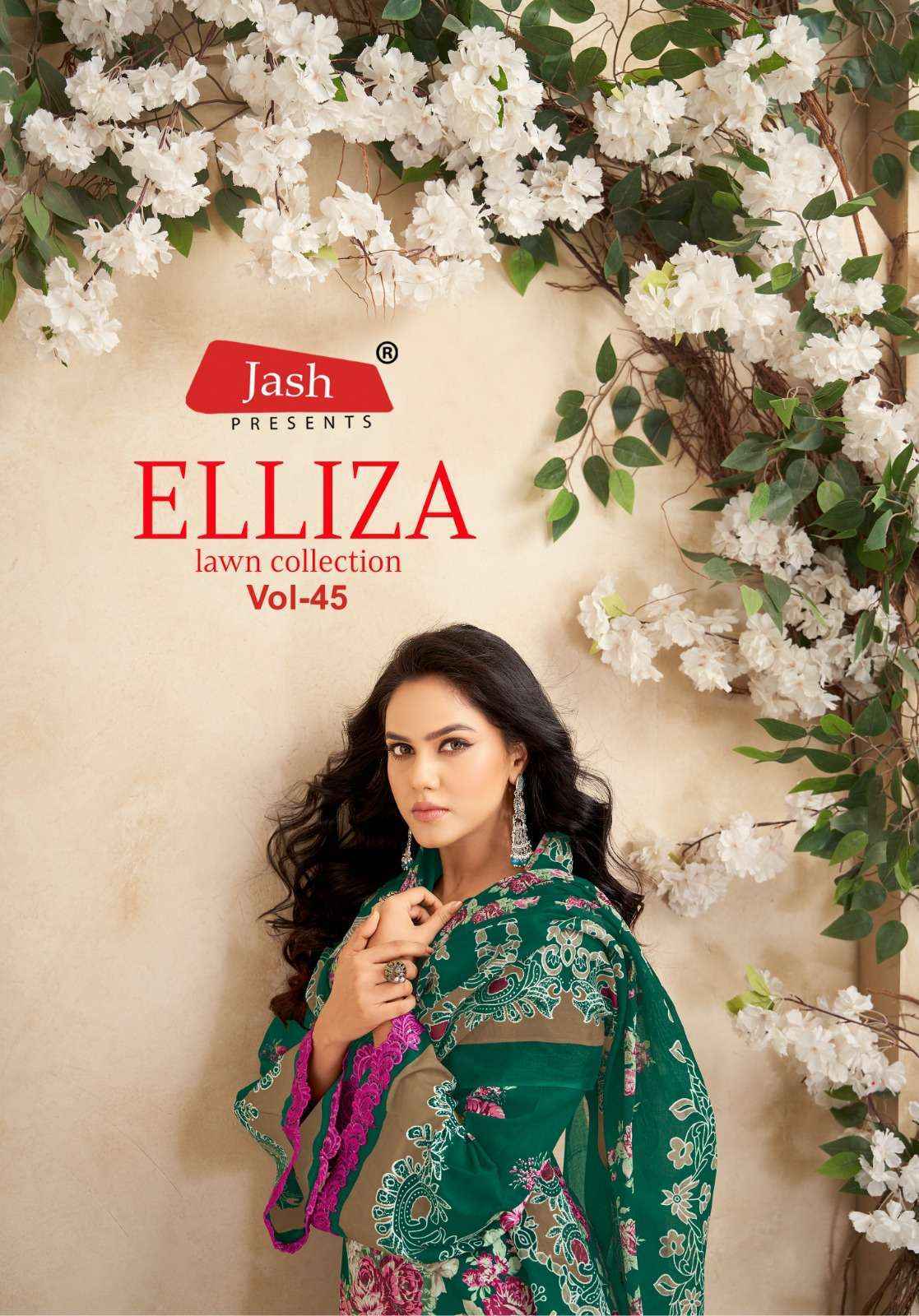 Jash Elliza Vol-45 Cotton Dress Material (10 pcs Catalogue)
