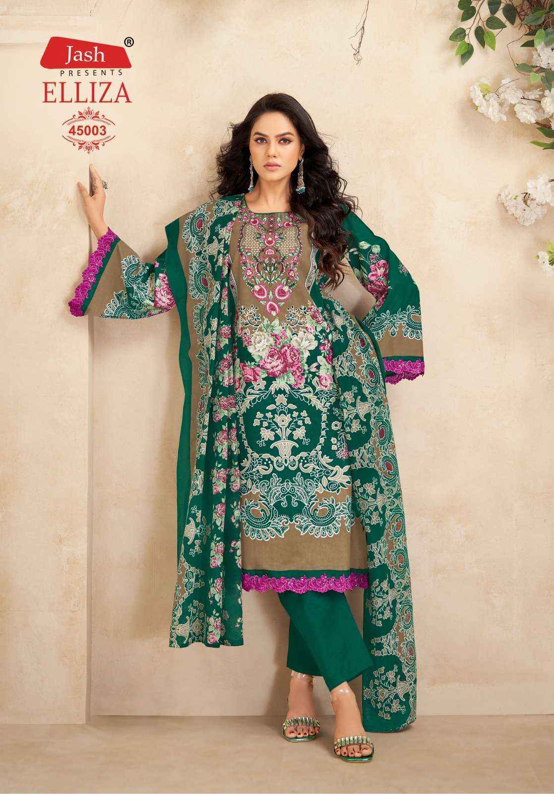 Jash Elliza Vol-45 Cotton Dress Material (10 pcs Catalogue)