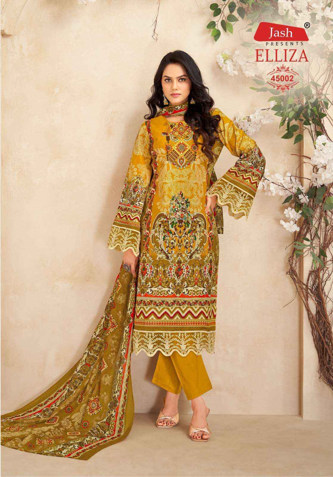Jash Elliza Vol-45 Cotton Dress Material (10 pcs Catalogue)