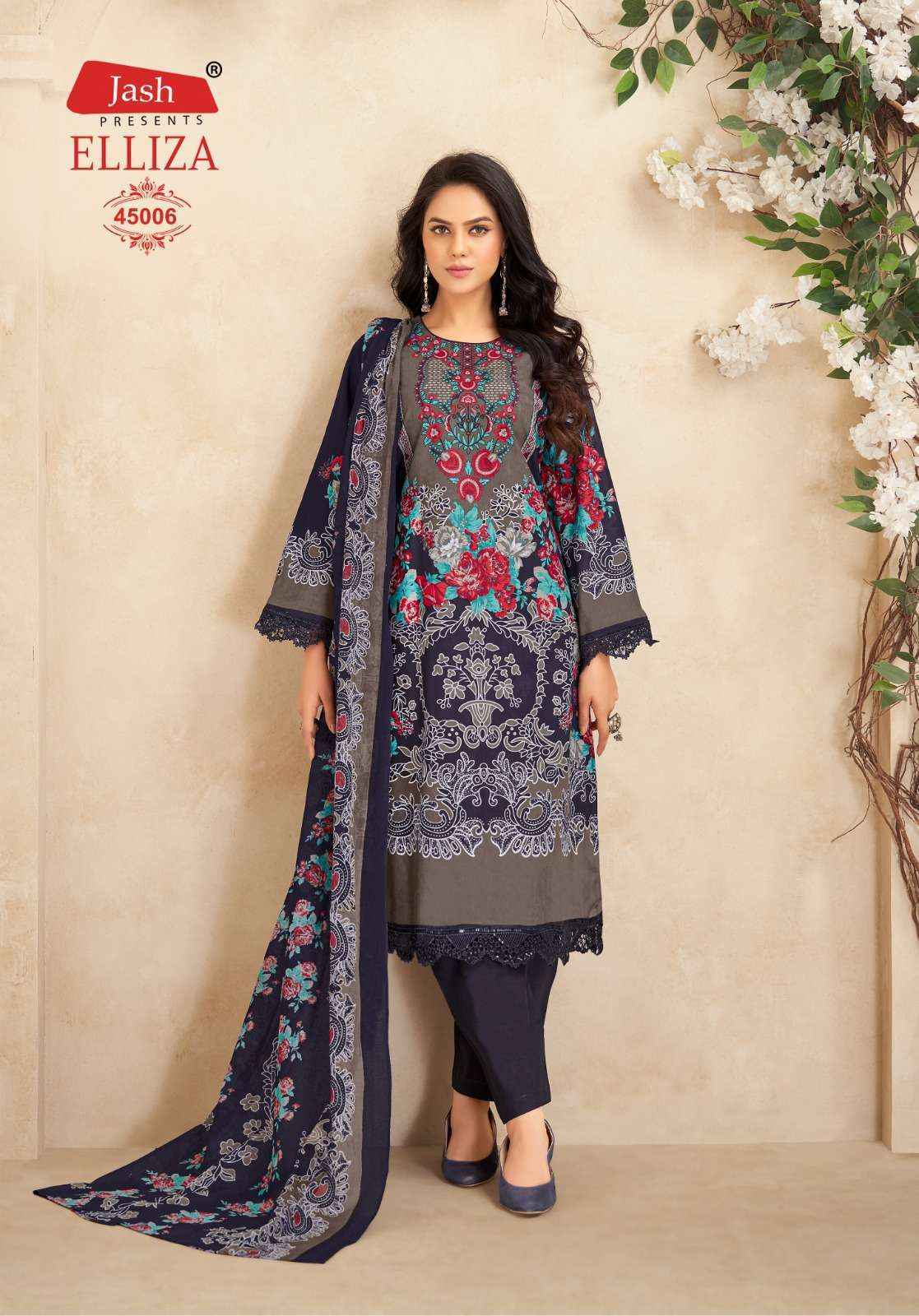 Jash Elliza Vol-45 Cotton Dress Material (10 pcs Catalogue)