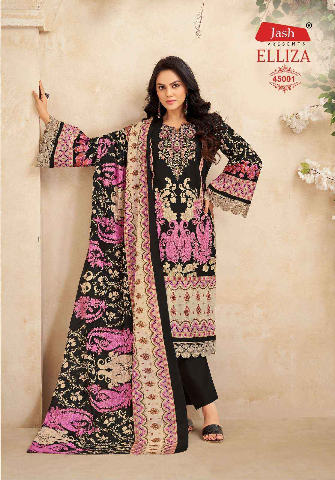 Jash Elliza Vol-45 Cotton Dress Material (10 pcs Catalogue)
