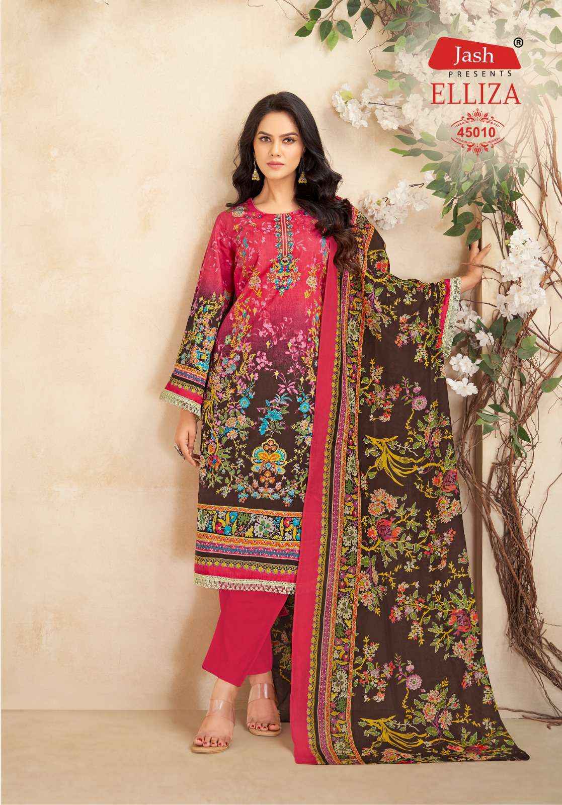 Jash Elliza Vol-45 Cotton Dress Material (10 pcs Catalogue)
