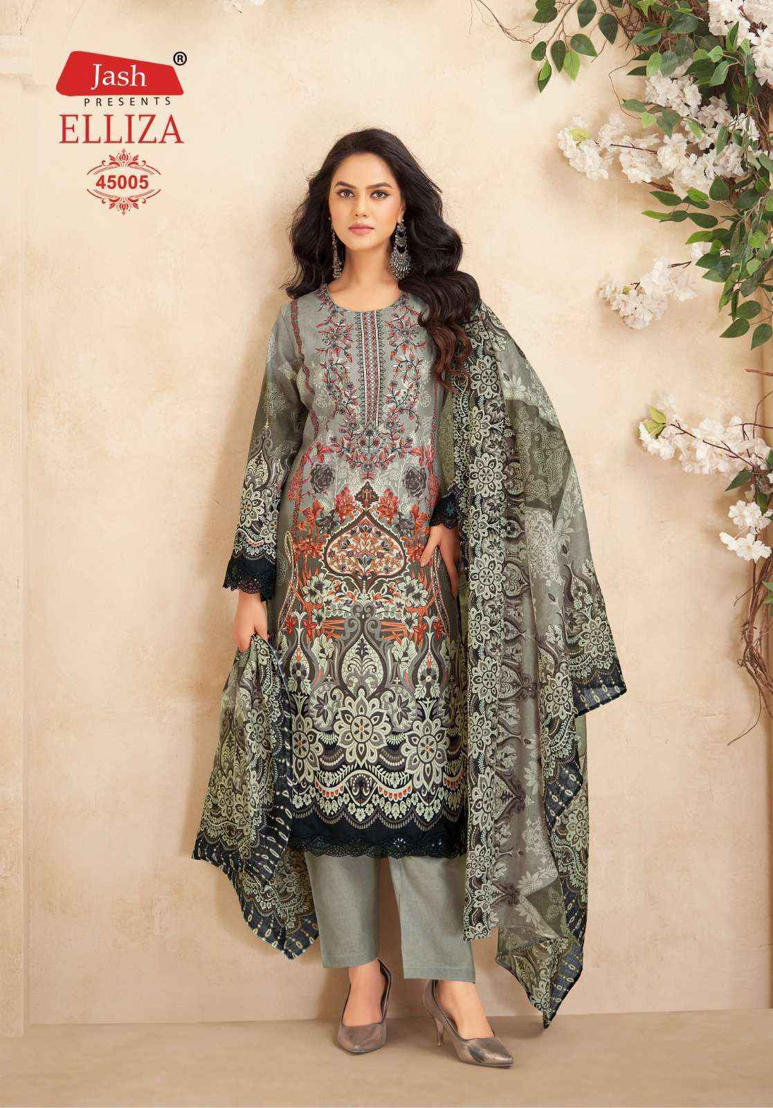 Jash Elliza Vol-45 Cotton Dress Material (10 pcs Catalogue)