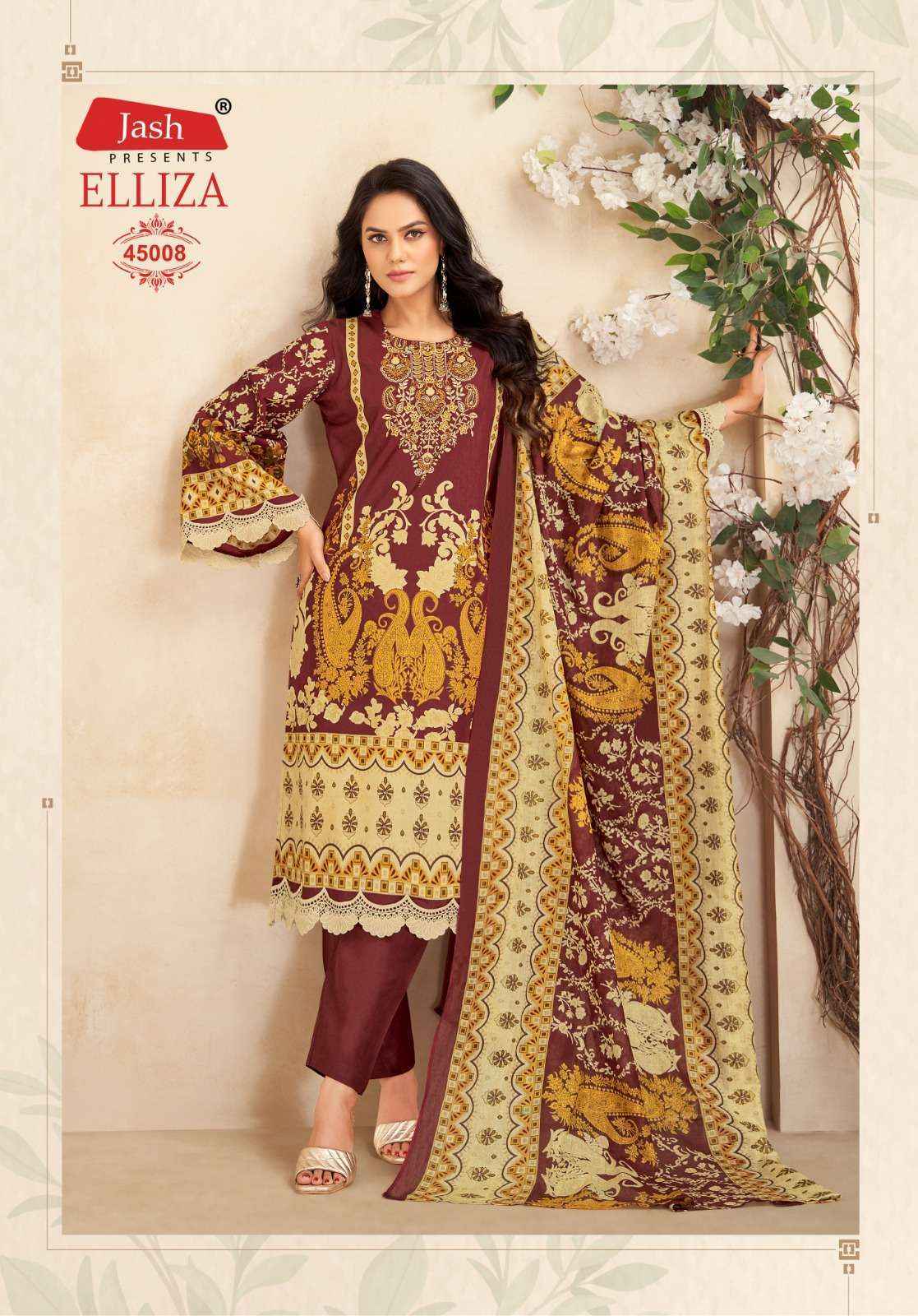Jash Elliza Vol-45 Cotton Dress Material (10 pcs Catalogue)