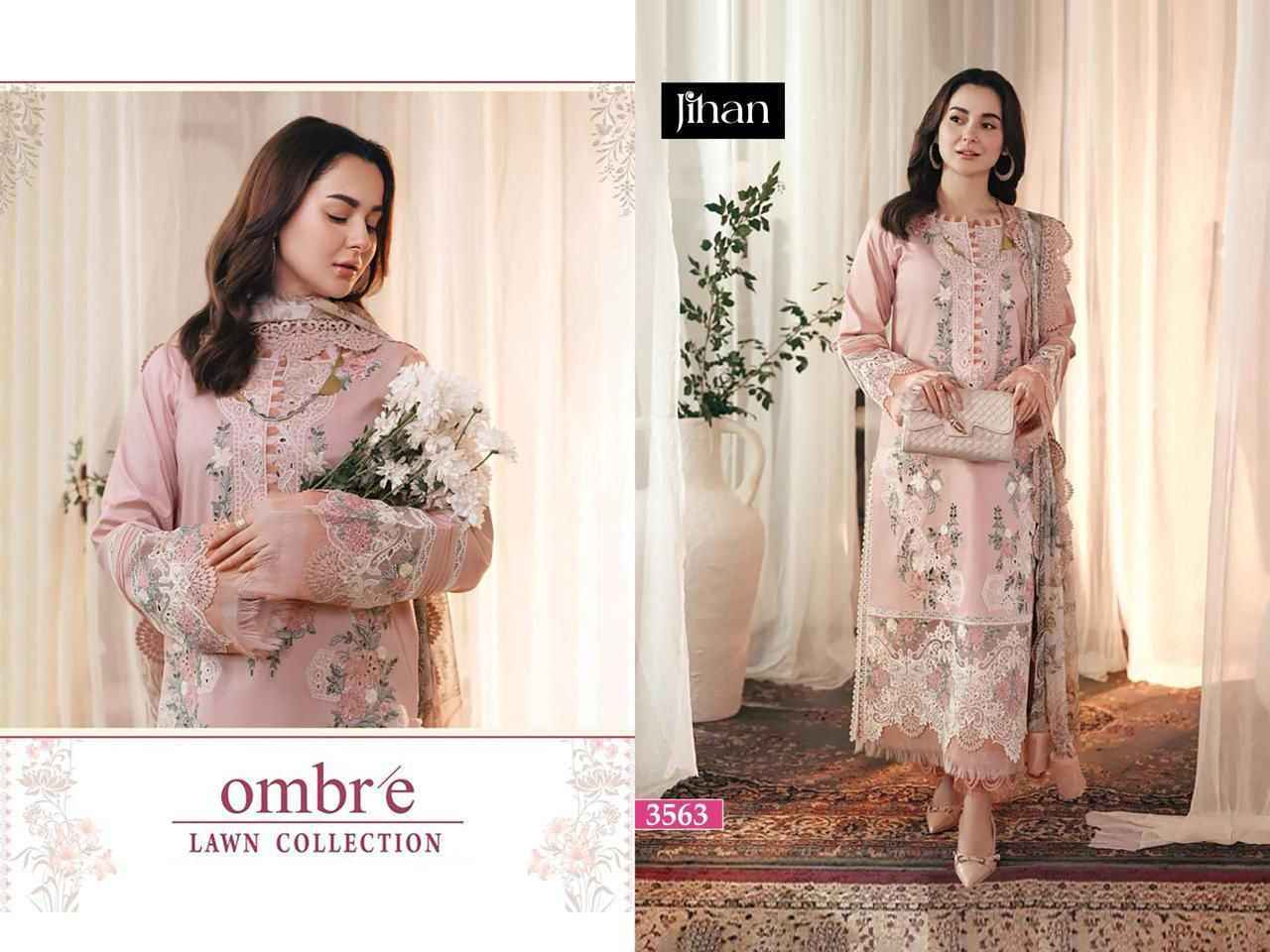Jihan Ombre Cotton Dress Material (3 pcs Catalogue)