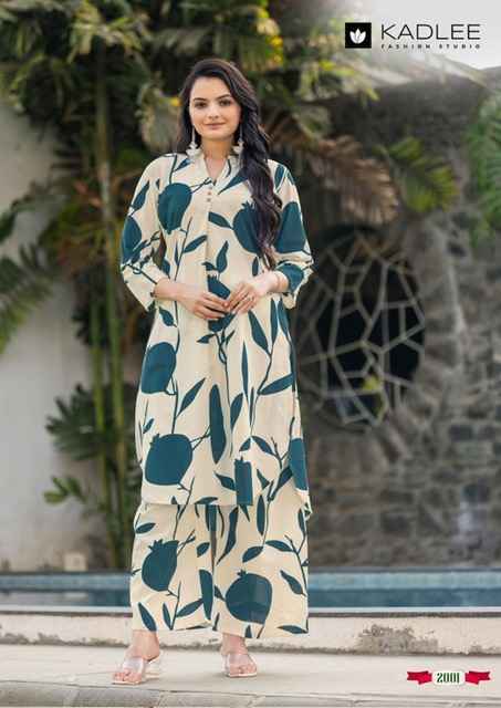 Kadlee Rosy Rayon Co Ord Set (5 pcs Catalogue)
