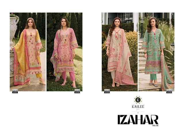 Kailee Fashion Izhaar Vol 4 Linen Kurti Combo 4 pcs Catalogue