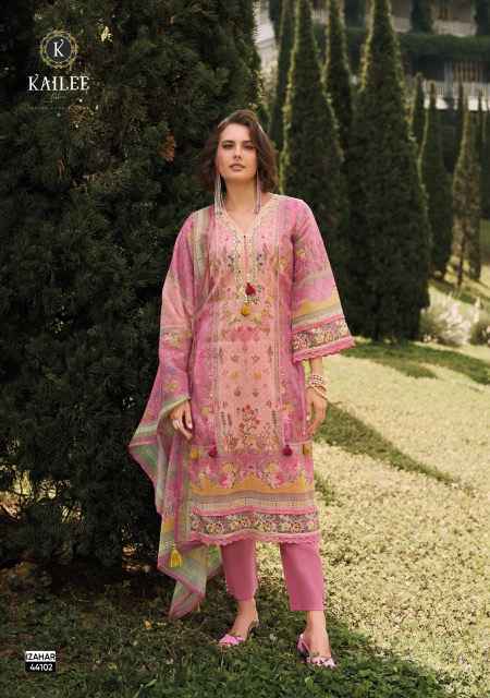Kailee Fashion Izhaar Vol 4 Linen Kurti Combo 4 pcs Catalogue