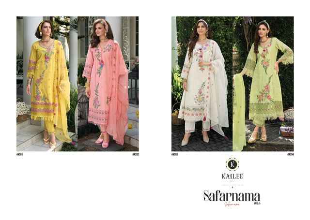 Kailee Fashion Safarnama Vol 6 Cotton Kurti Combo 6 pcs Catalogue