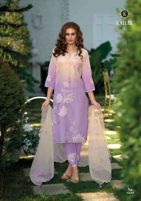 Kailee Fashion Suroor Cotton Readymade Suit (3 pcs Catalogue)