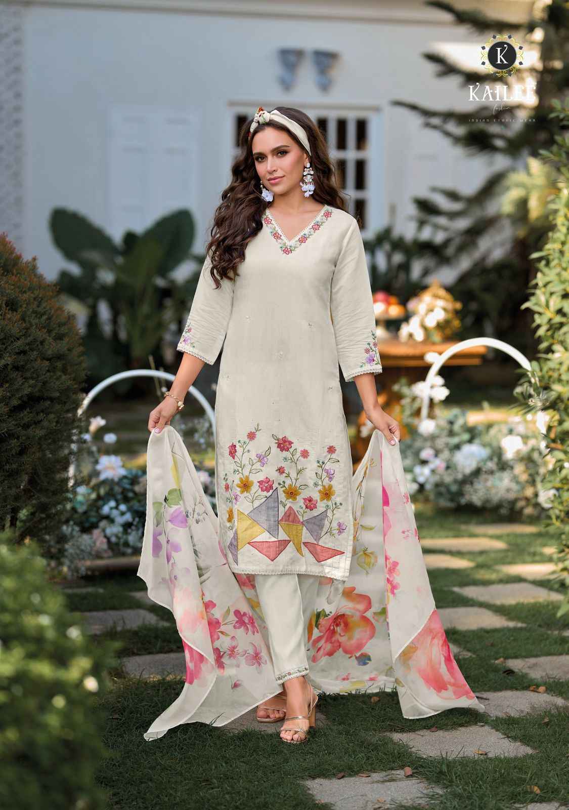 Kailee Fashion Voeux Viscouse Kurti Combo 3 pcs Catalogue