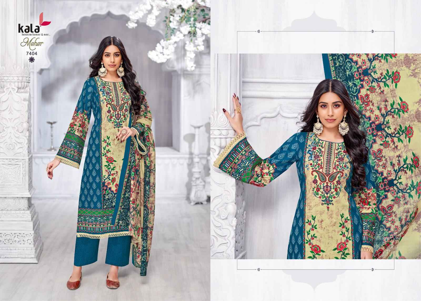 Kala Meher Vol 11 Cotton Dress Material 12 pcs Catalogue