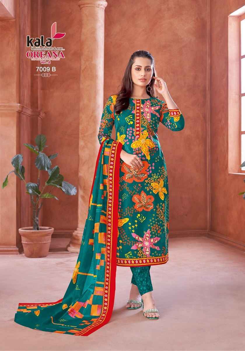 Kala Oreana Vol-8 Cotton Dress Material (12 pcs Catalogue)