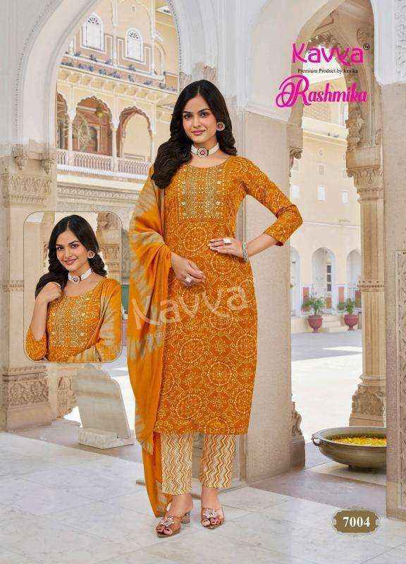 Kavya Rashmika Vol-7 Rayon Readymade Suit (10 pcs Catalogue)