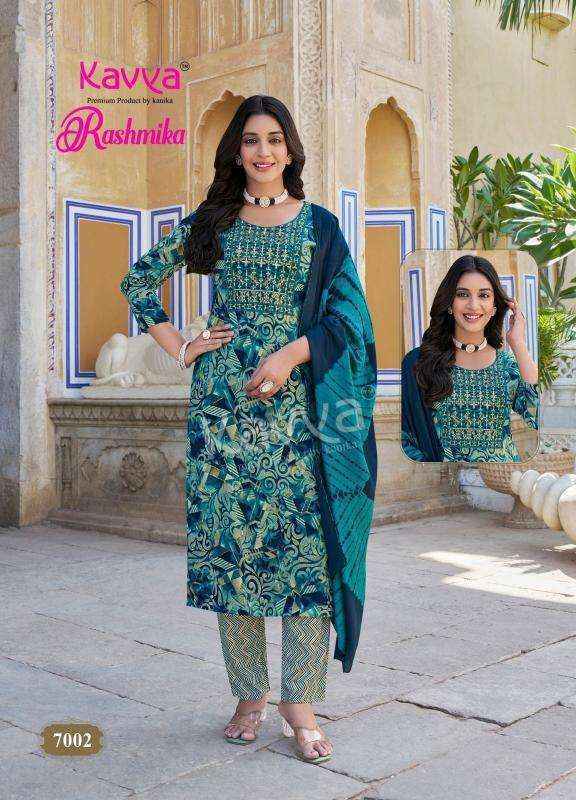 Kavya Rashmika Vol-7 Rayon Readymade Suit (10 pcs Catalogue)