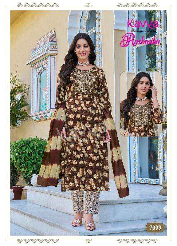 Kavya Rashmika Vol-7 Rayon Readymade Suit (10 pcs Catalogue)