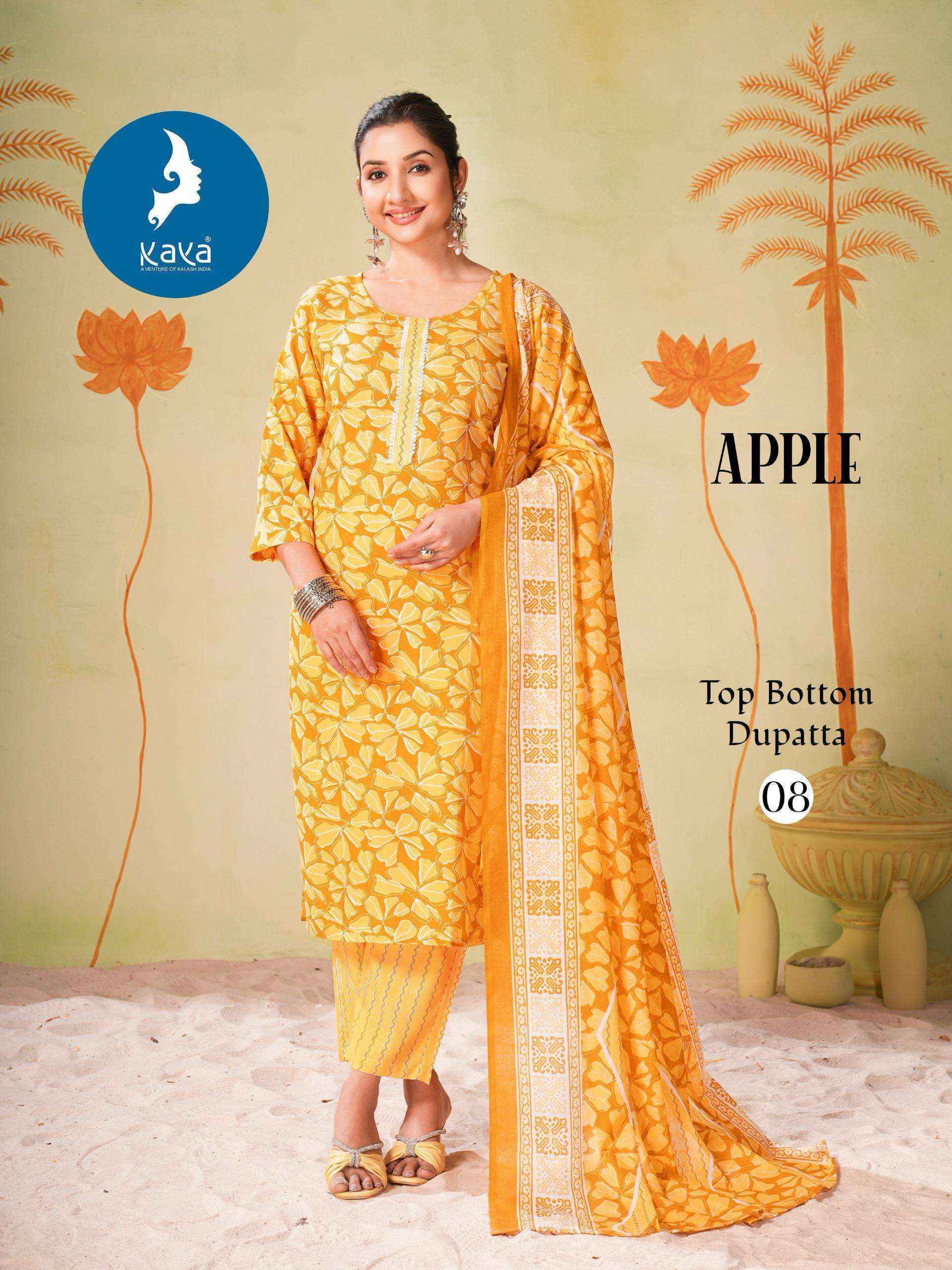 Kaya Apple Rayon Kurti Combo 8 pcs Catalogue
