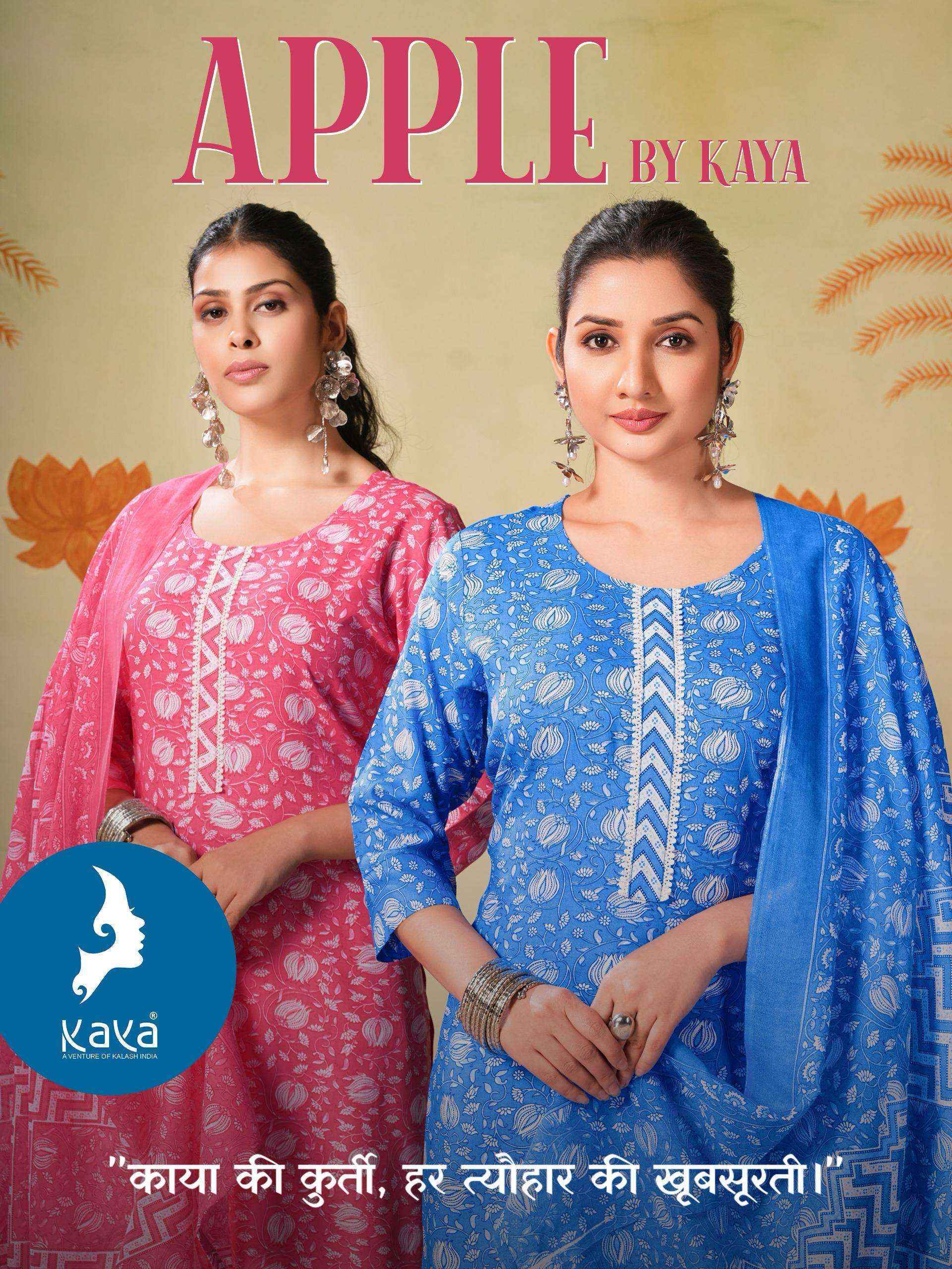 Kaya Apple Rayon Kurti Combo 8 pcs Catalogue