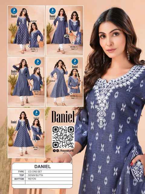 Kaya Daniel Denim Cord Set (6 pcs Catalogue)