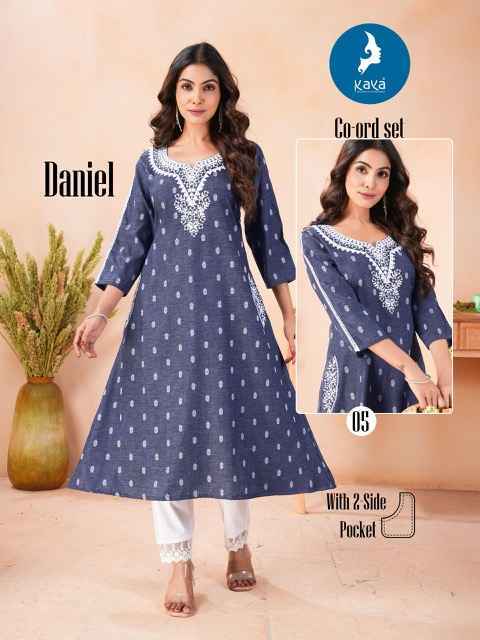 Kaya Daniel Denim Cord Set (6 pcs Catalogue)