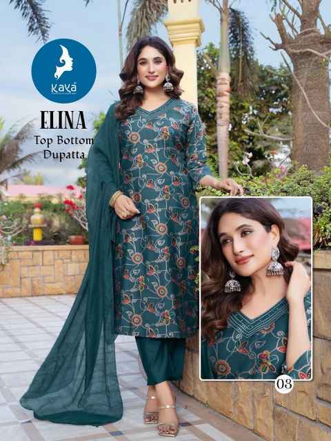 Kaya Elina Vertican Kurti Combo 6 pcs Catalogue